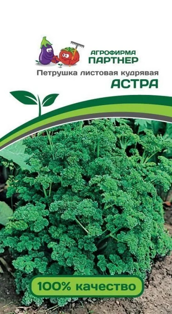 Петрушка листовая Астра, 3 г. Агрофирма Партнер.