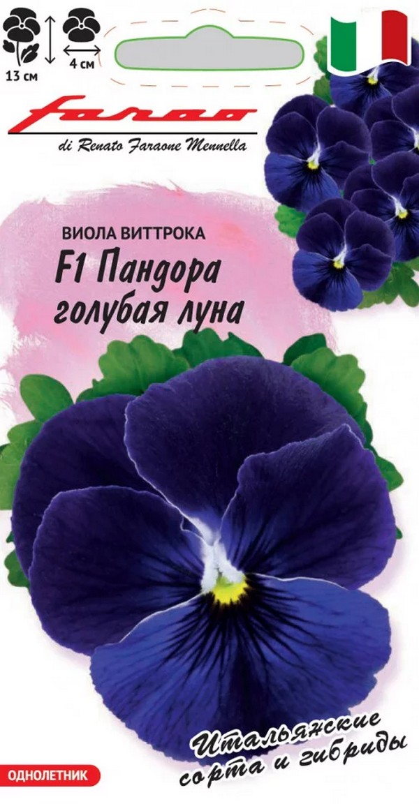 Виола Пандора пурпурная F1, 5шт. Фарао.