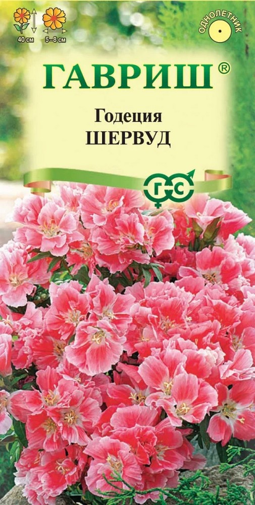 Годеция махровая Шервуд, 0,05 г