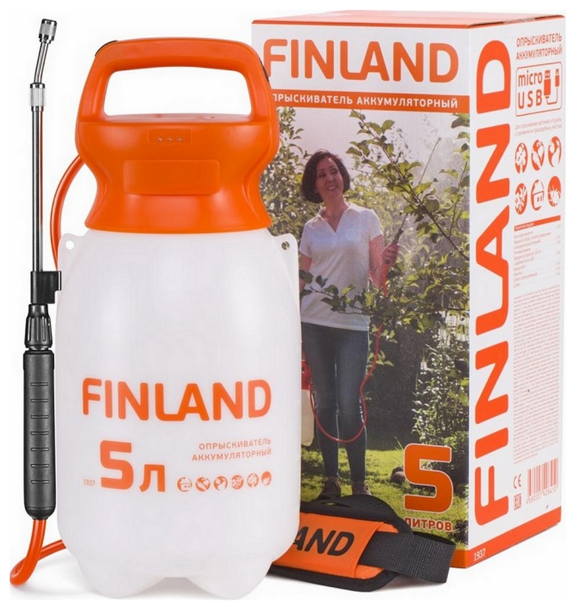 Опрыскиватель Finland аккумуляторный 5 л, арт. 1937