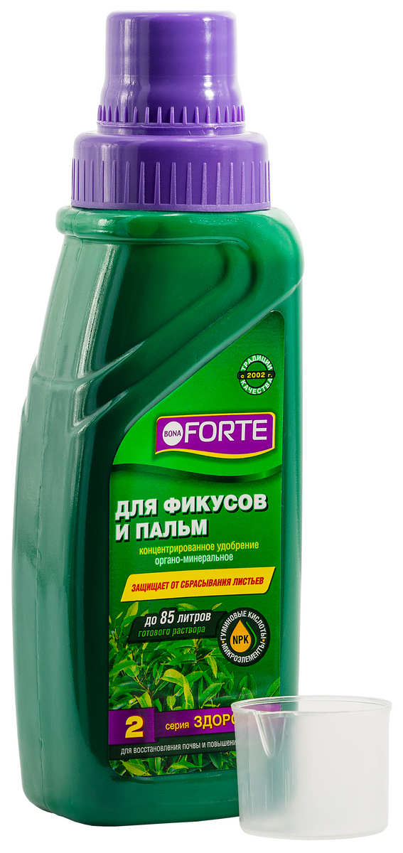Bona Forte ЖКУ для фикусов и пальм №2 Здоровье, 285 мл