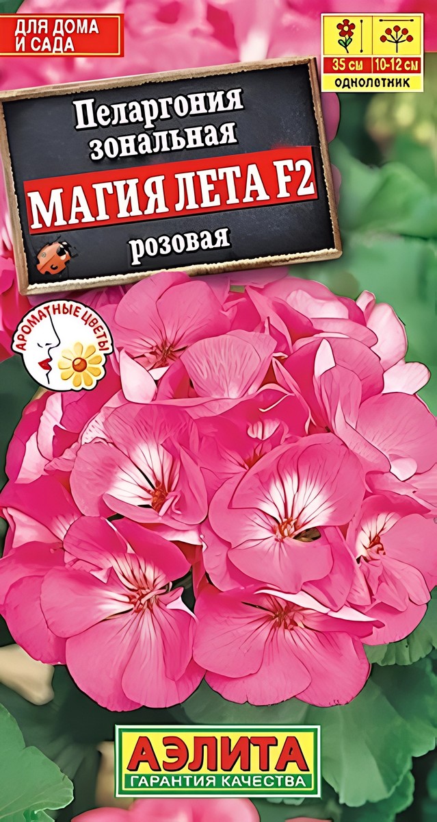 Пеларгония Магия лета F2, розовая, 5 шт.