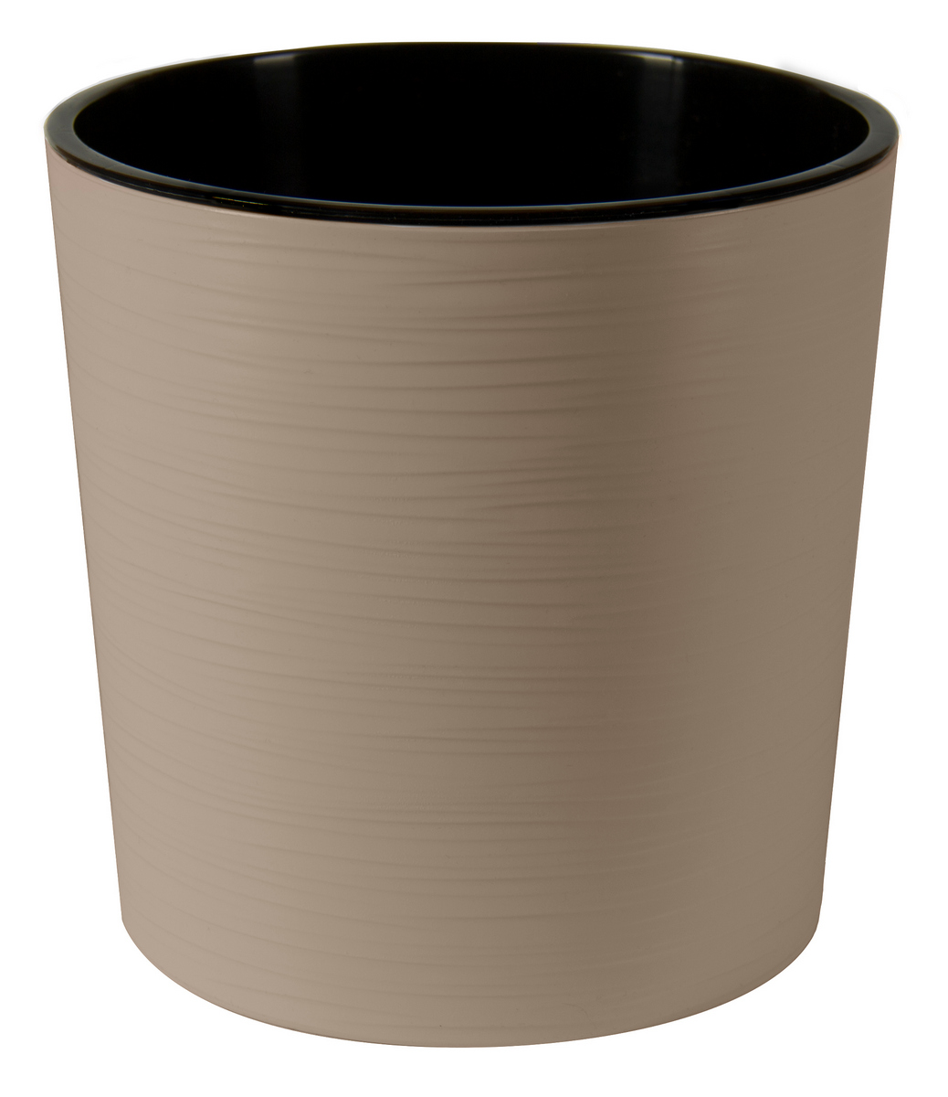 Горшок Вега с вкладкой, 10,2 л, фраппе