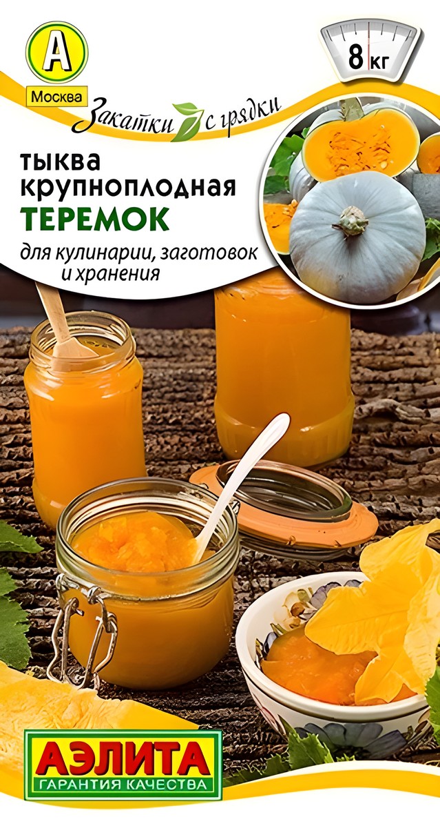 Тыква крупноплодная Теремок, 2 г
