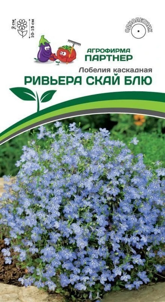 Лобелия каскадная Ривьера Скай Блю, 10 шт. 