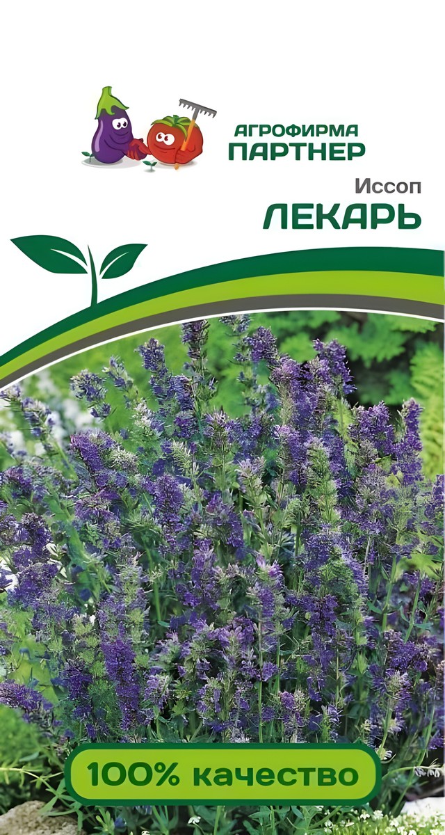 Иссоп Лекарь, 0,5 г. Агрофирма Партнер.