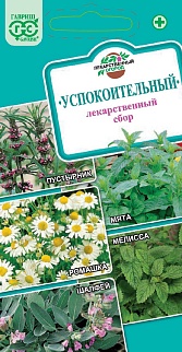 Лекарственный огород Успокоительный (5 вкладышей), 0,8 г. Лекарственная.