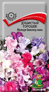 Душистый горошек Мелоди биколор микс, 1 г