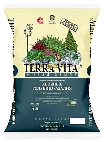 Грунт Terra Vita  Хвойные-Голубика-Азалия, 5 л