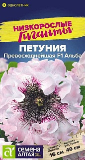Петуния Превосходнейшая F1 Альба, 10 шт. Низкорослые гиганты 