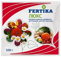Фертика Люкс для овощей, цветов, рассады, 100 г
