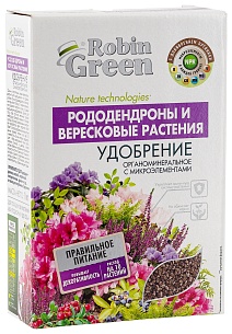 Удобрение для рододендронов и вересковых растений, 1 кг Robin Green