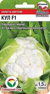 Капуста цветная Кул F1, 10 шт. Голландия. Сибирский сад.